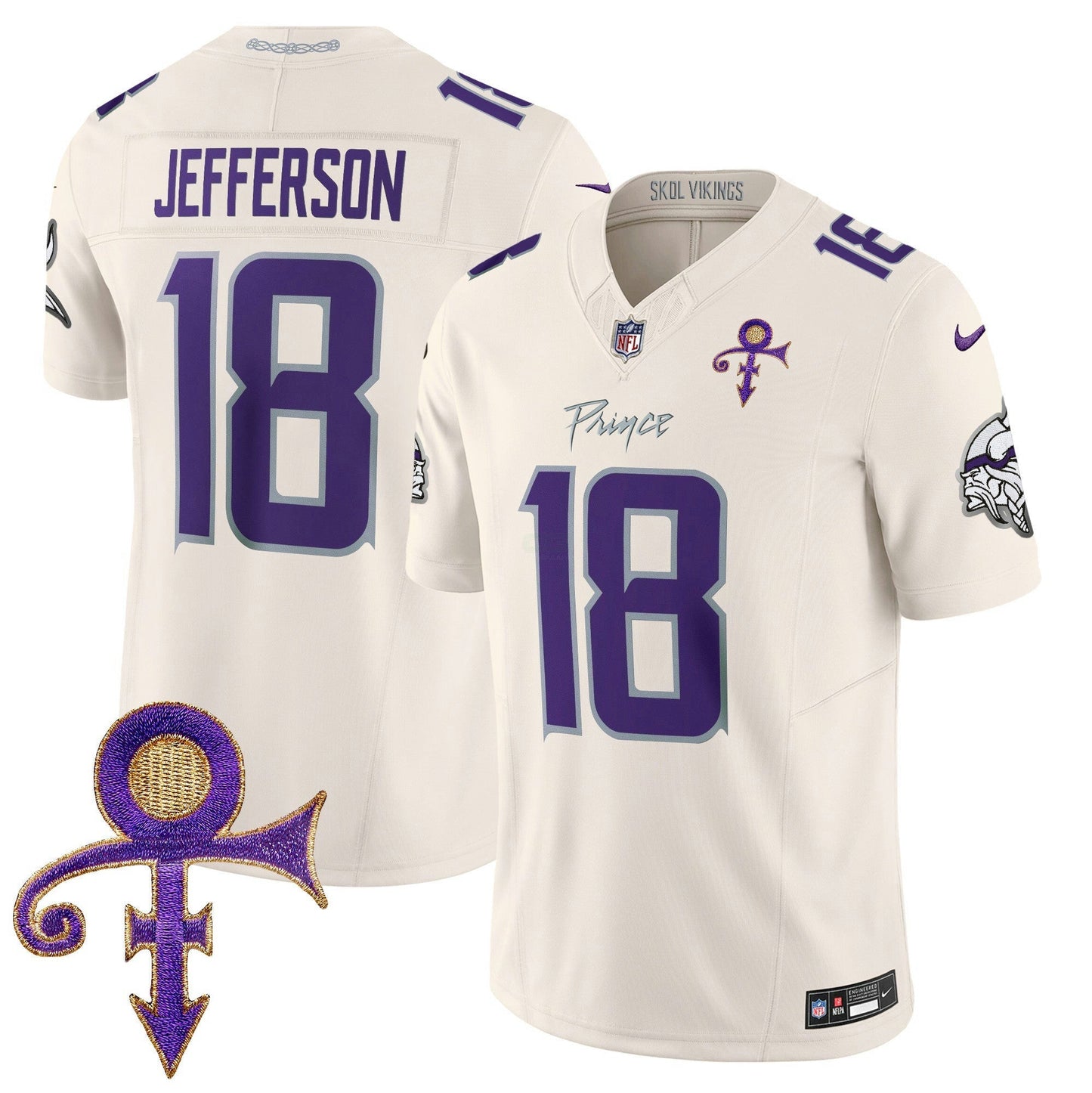 Camisa NFL Men’s Minnesota 2025 Prince Vapor Limited Jersey