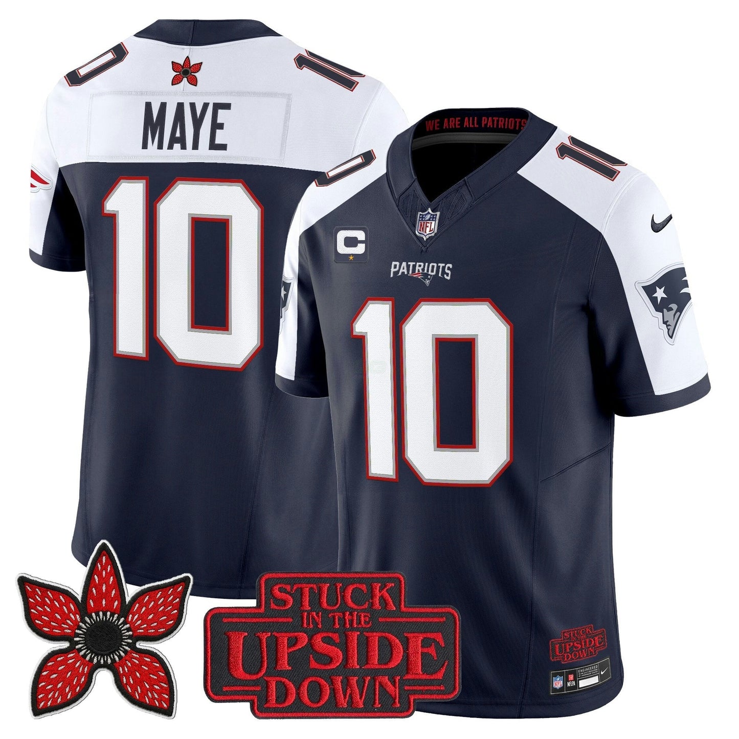 Camisa NFL Men’s New England ‘Stranger Things Edition’ Vapor Limited Jersey V2