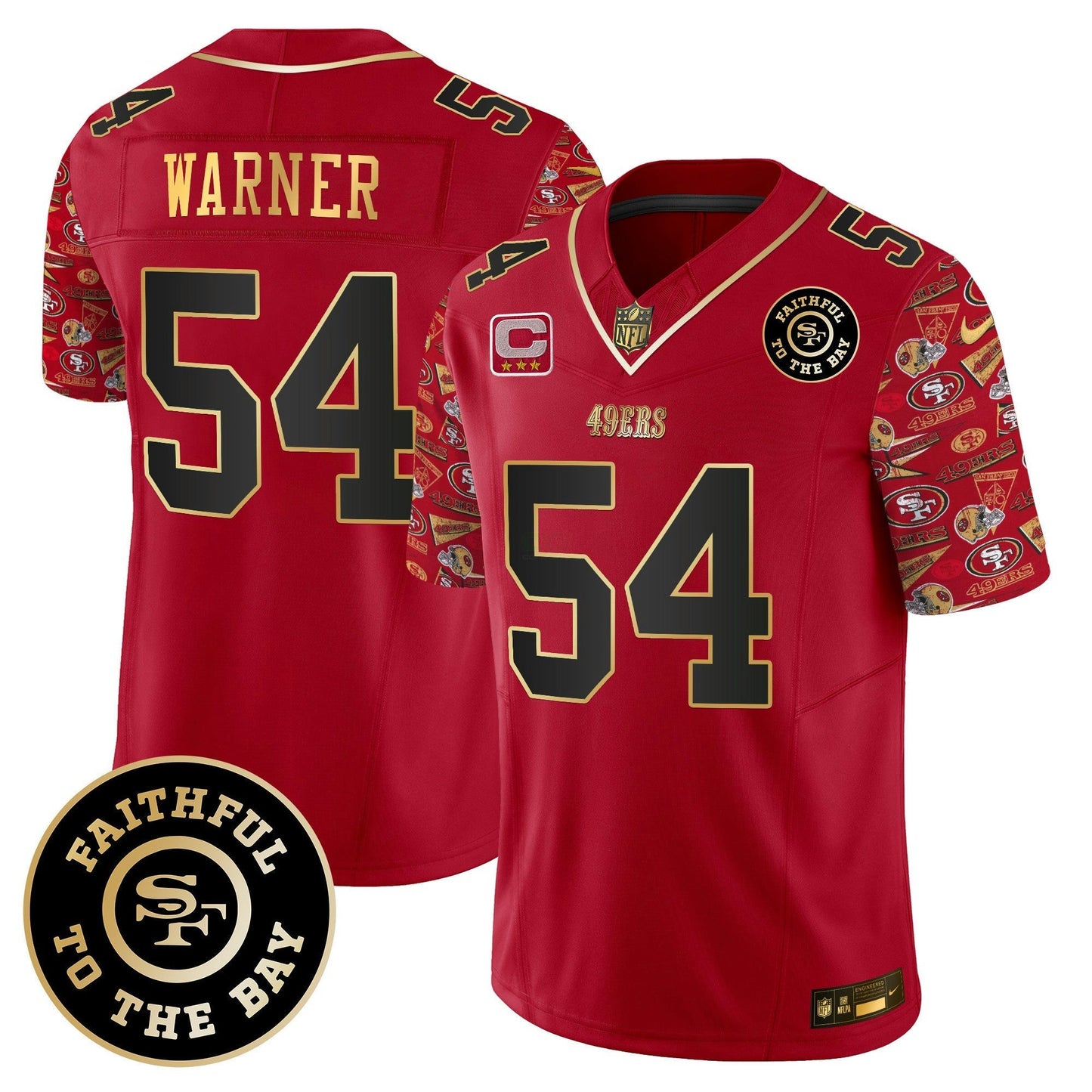 Camisa NFL San Francisco 49ers Men’s Pattern Style Vapor Limited Jersey