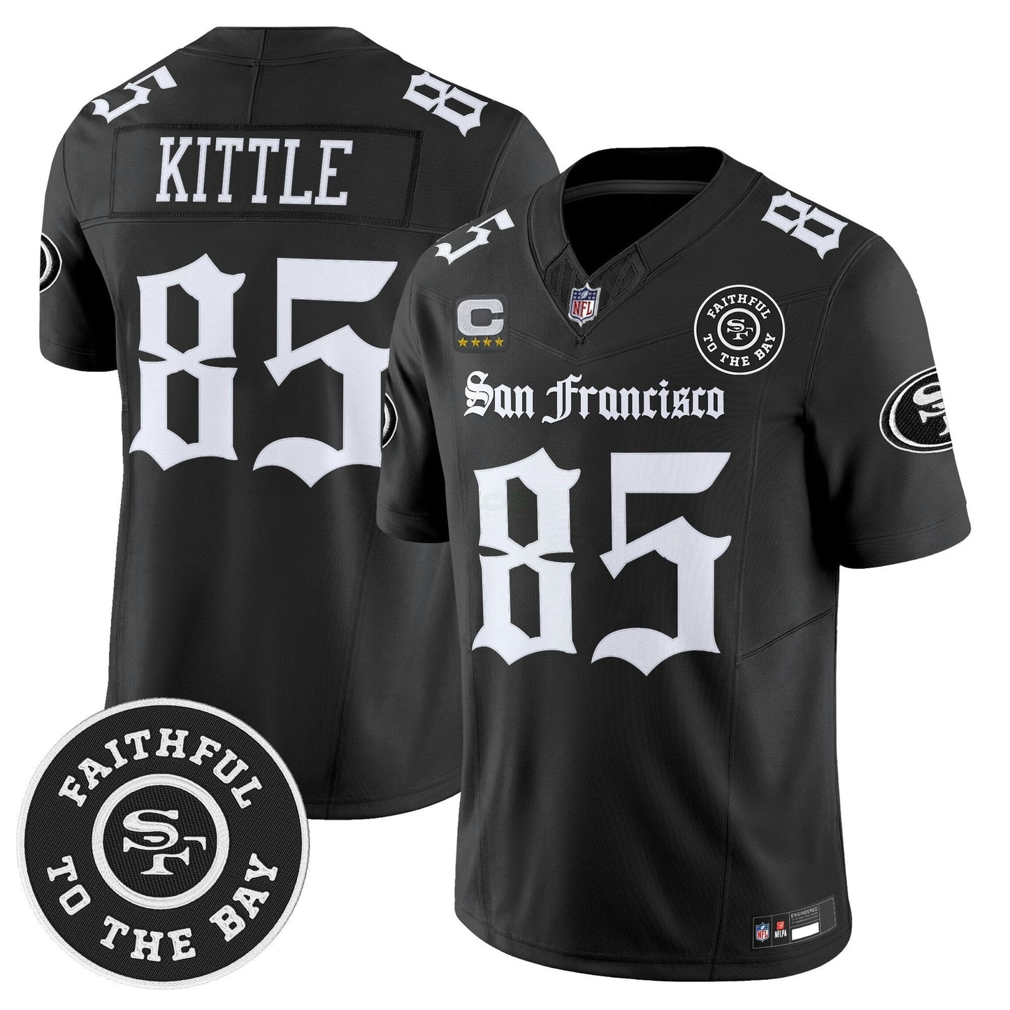 Camisa NFL Men’s San Francisco ‘Gothic Edition’ Vapor Limited Jersey