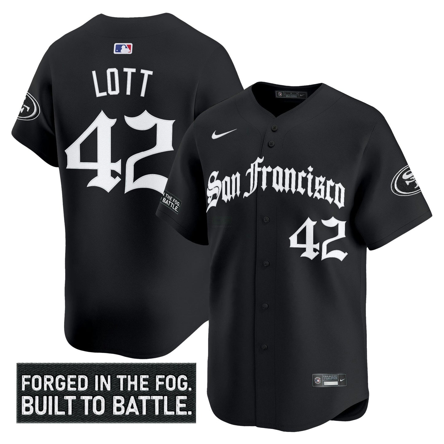 Camisa NFL Men’s San Francisco ‘Gothic Fog Edition’ Vapor Jersey