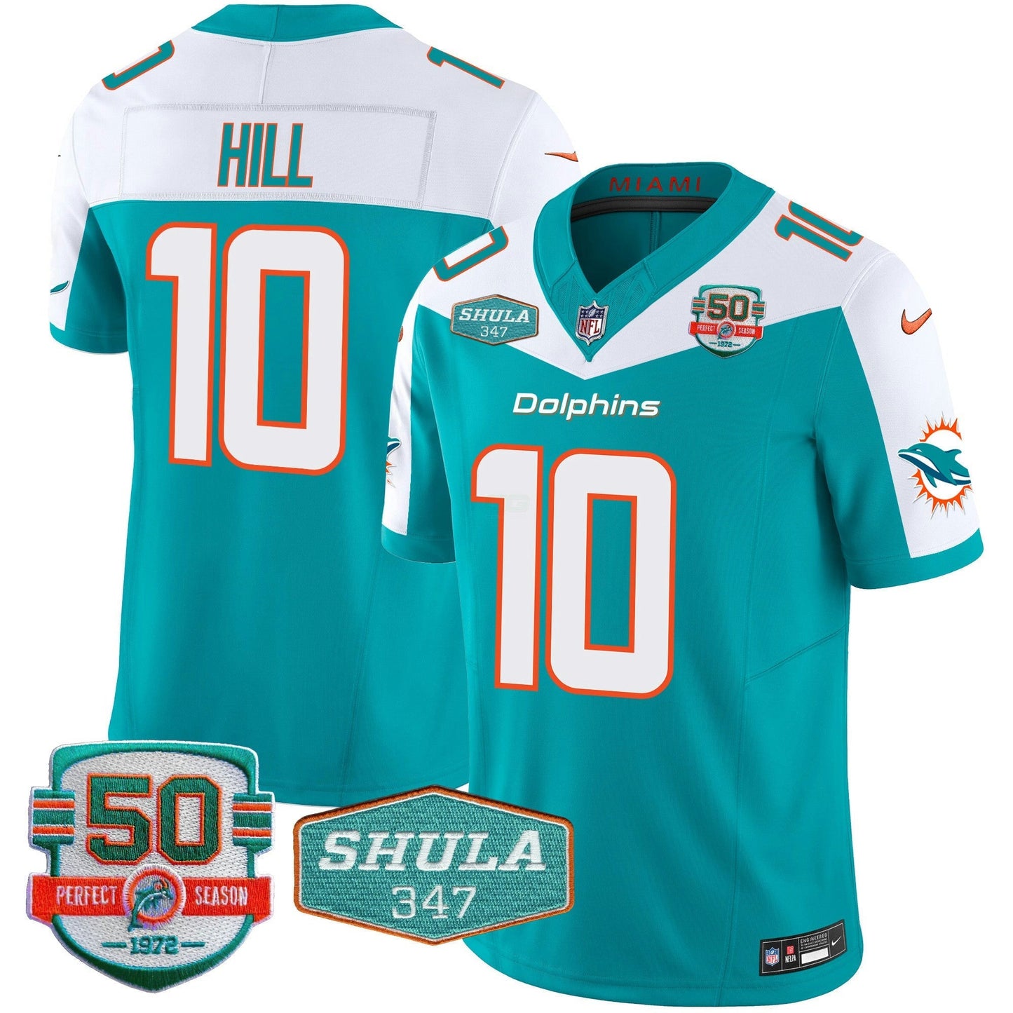 Camisa NFL Men’s Shula 347 Patch Vapor Limited Jersey V2
