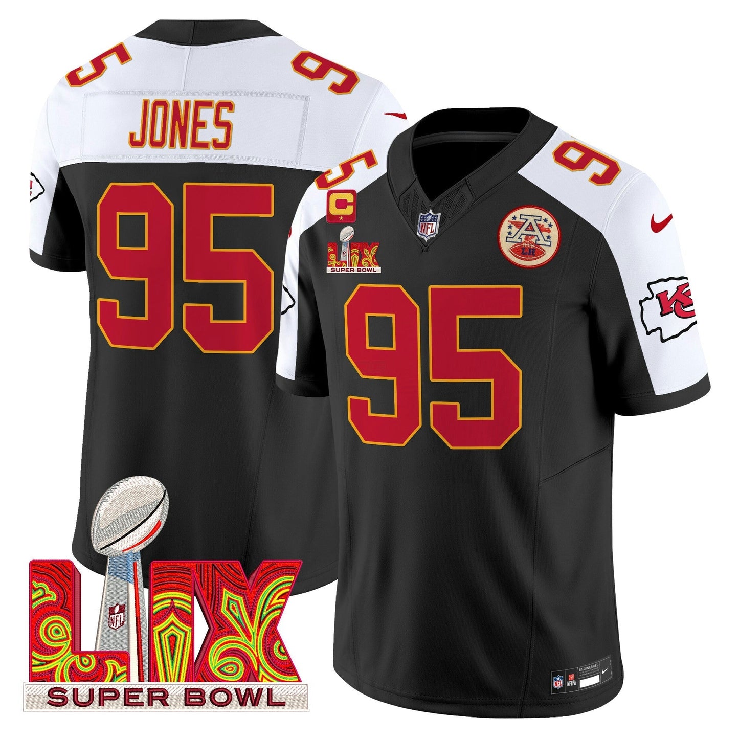 Camisa NFL Men’s Super Bowl LIX Patch Vapor Limited Jersey
