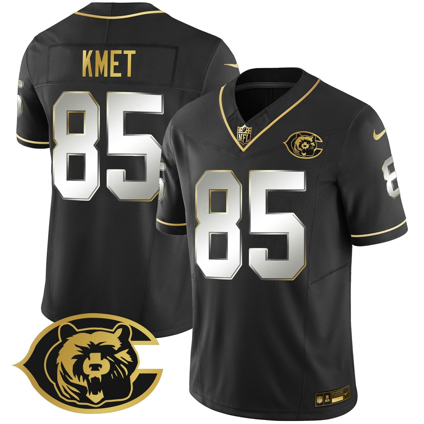 Camisa NFL Men’s Throwback Dourada Vapor Jersey