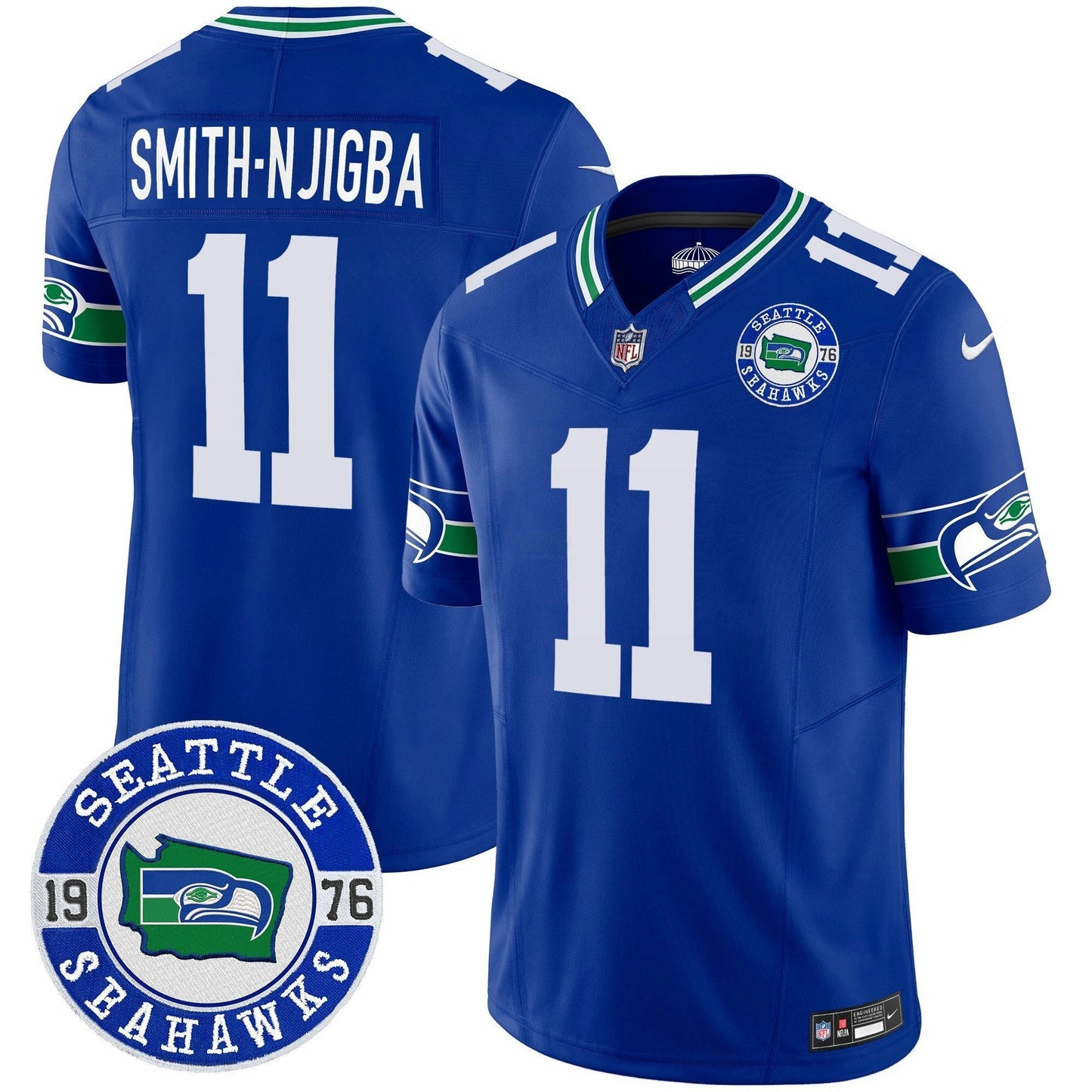 Camisa NFL Men’s Throwback Est. 1976 Patch Vapor Limited Jersey