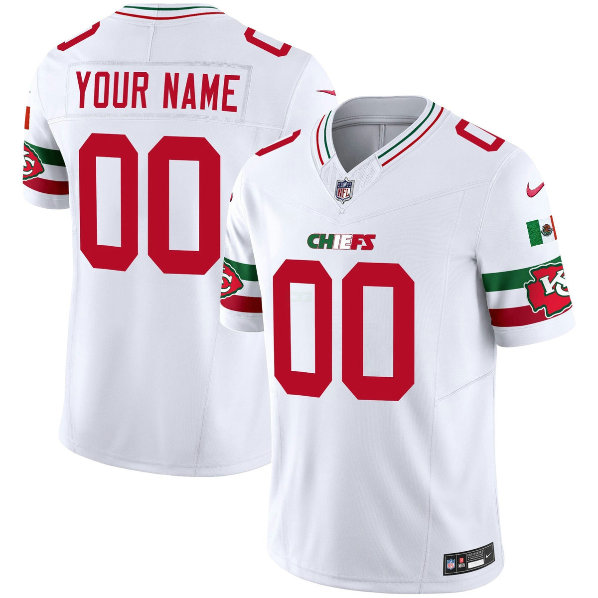 Camisa NFL Kansas City Chiefs Mexico Vapor Limited Jersey