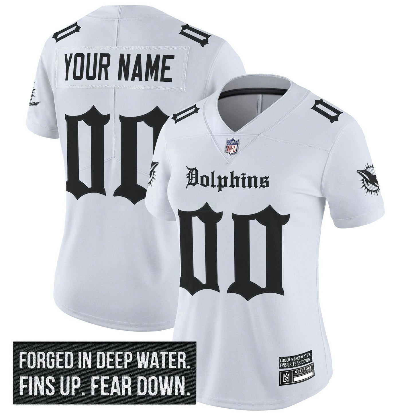 Camisa NFL Miami ‘Gothic Deep Water Edition’ Vapor Limited Jersey