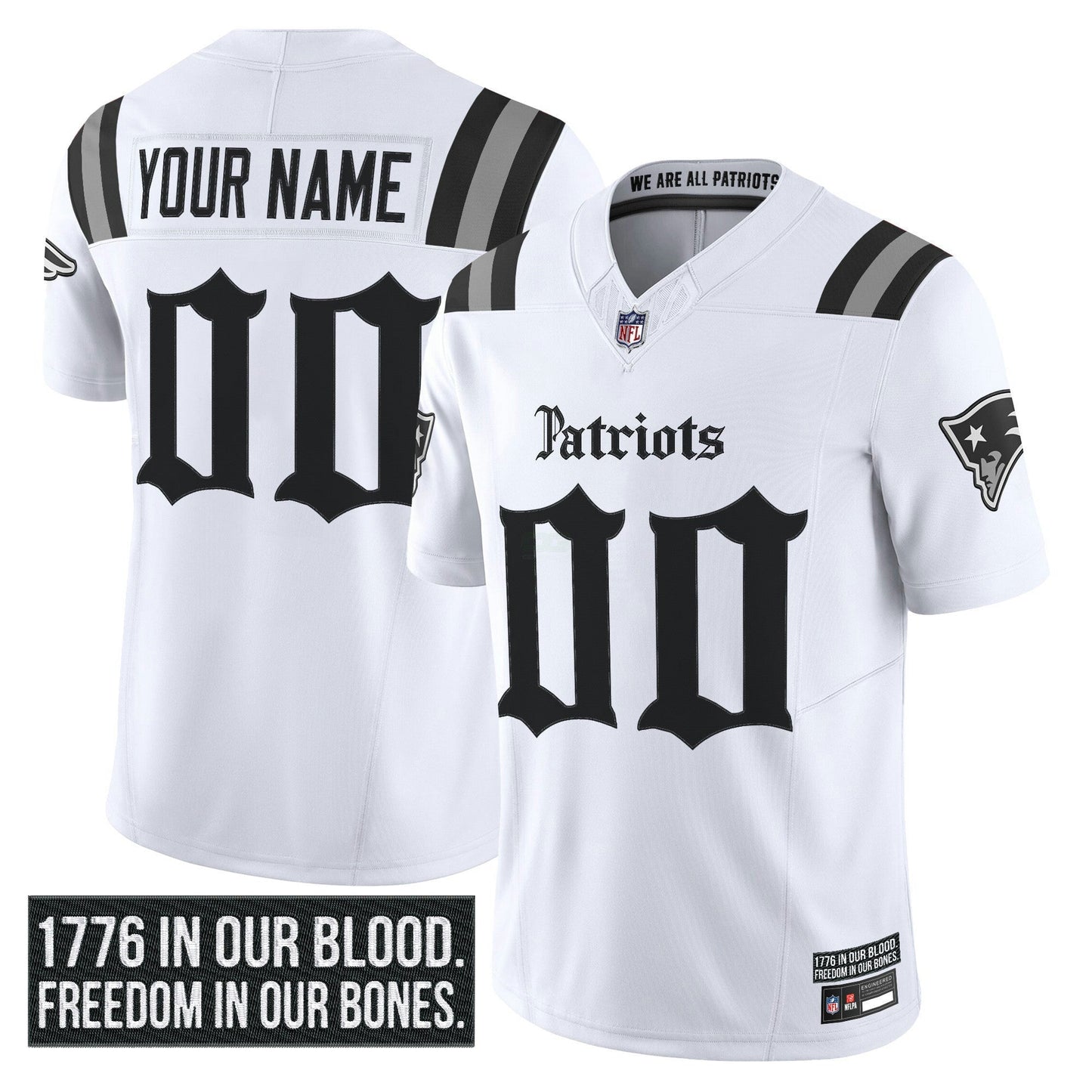 Camisa NFL New England ‘Gothic Revolution Edition’ Vapor Limited Jersey