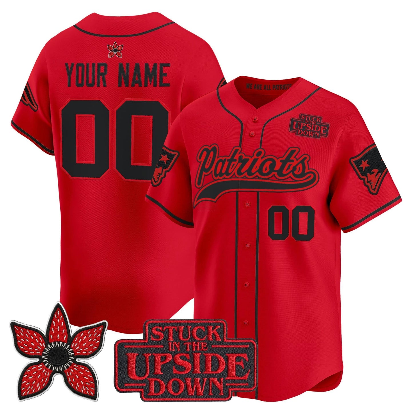 Camisa NFL New England ‘Stranger Things Edition’ Vapor Jersey