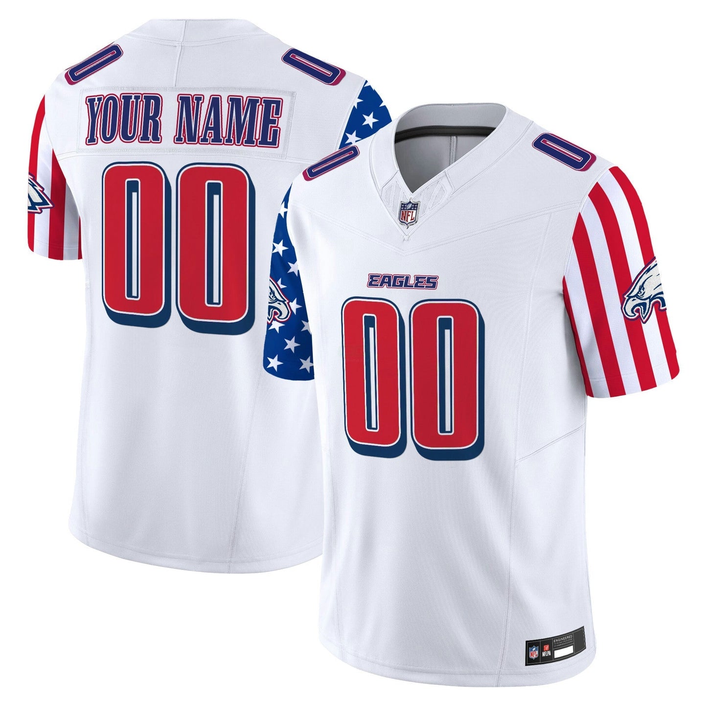 Camisa NFL Philadelphia 2025 Independence Day Vapor Limited Jersey