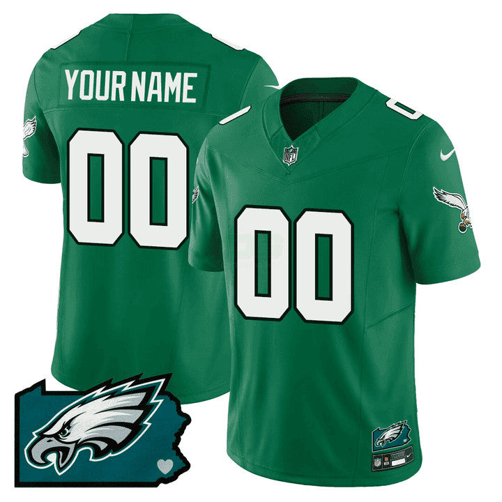 Camisa NFL Philadelphia Pennsylvania State Map Patch Jersey