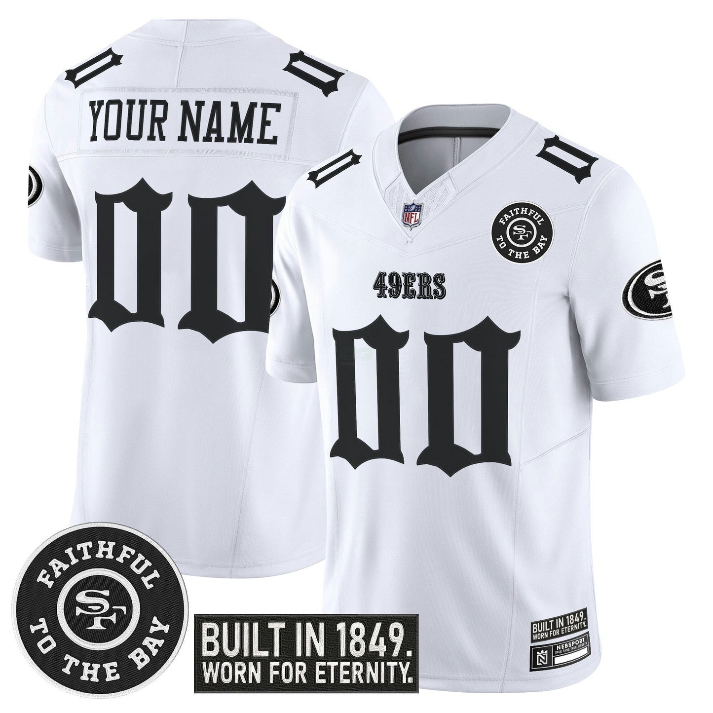 Camisa NFL San Francisco ‘Fog City Gothic Edition’ Vapor Limited Jersey
