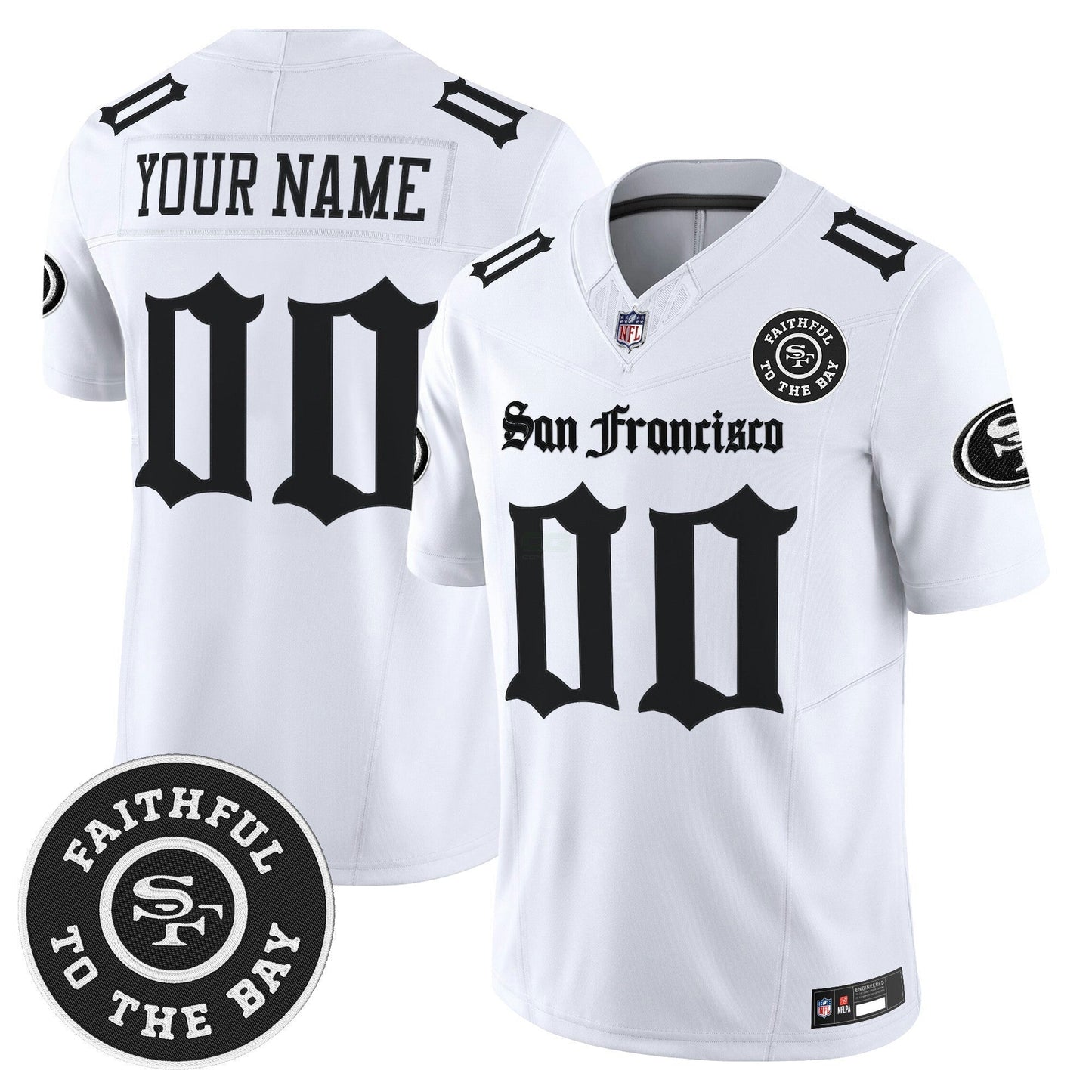 Camisa NFL San Francisco ‘Gothic Edition’ Vapor Limited Jersey