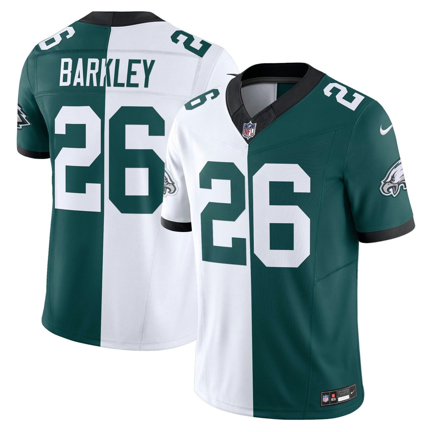 Camisa NFL Saquon Barkley Split Vapor Limited Jersey V2 - Kelly Verde