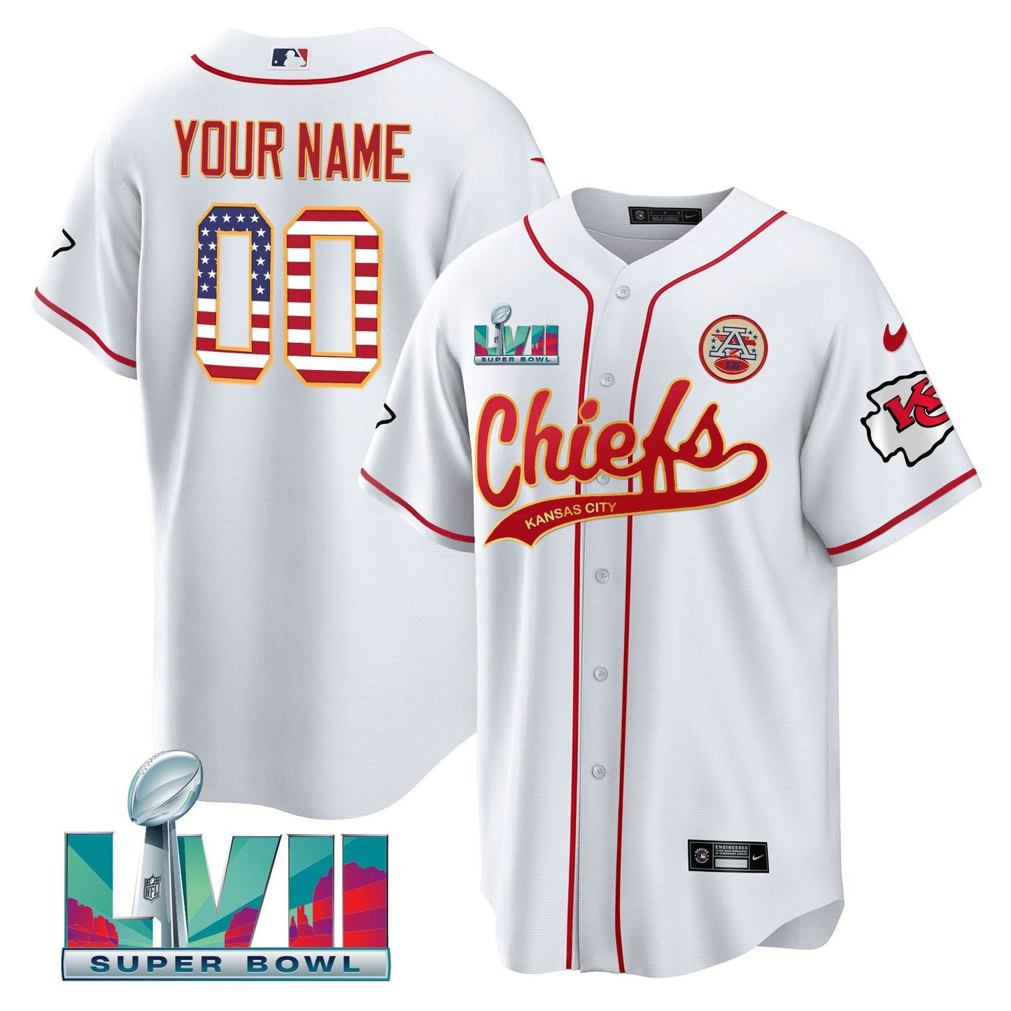 Camisa NFL Super Bowl LVII Flag Jersey
