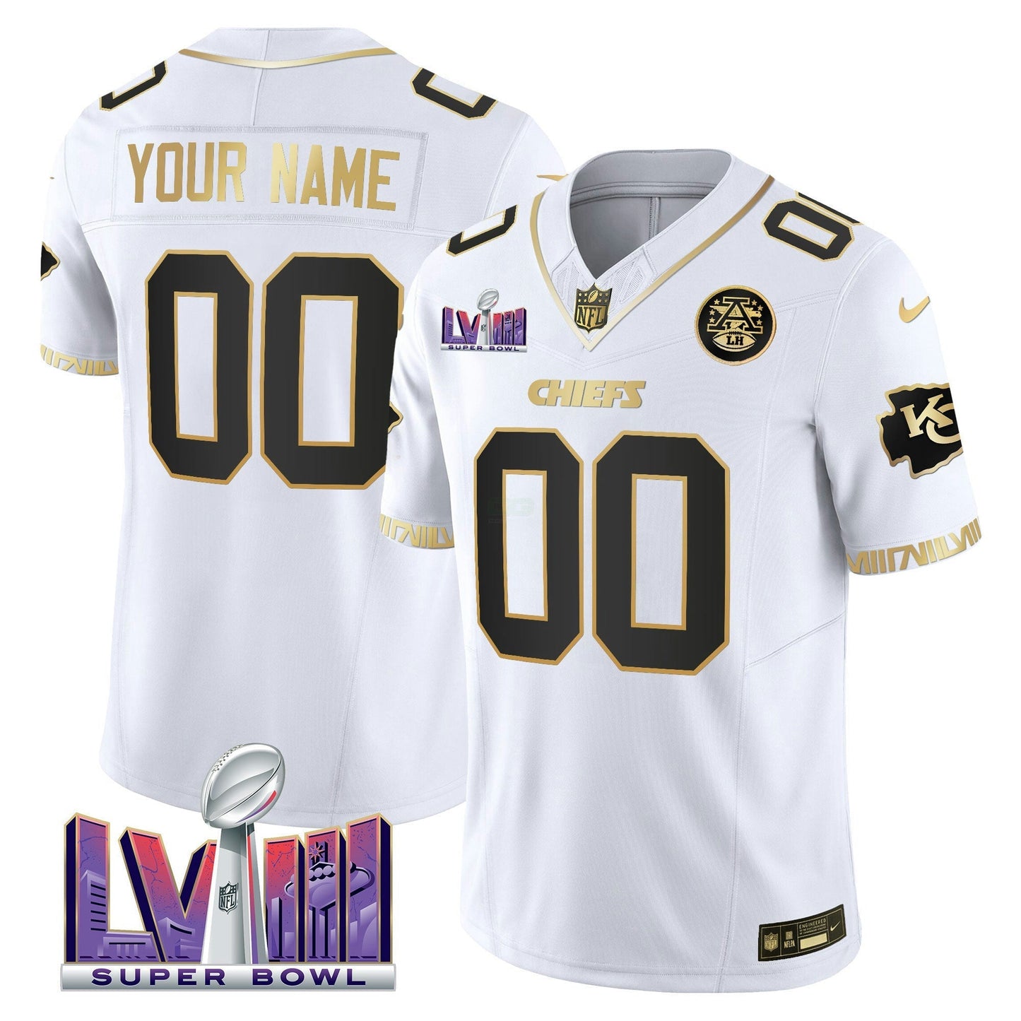 Camisa NFL Super Bowl LVIII Pattern Vapor Jersey