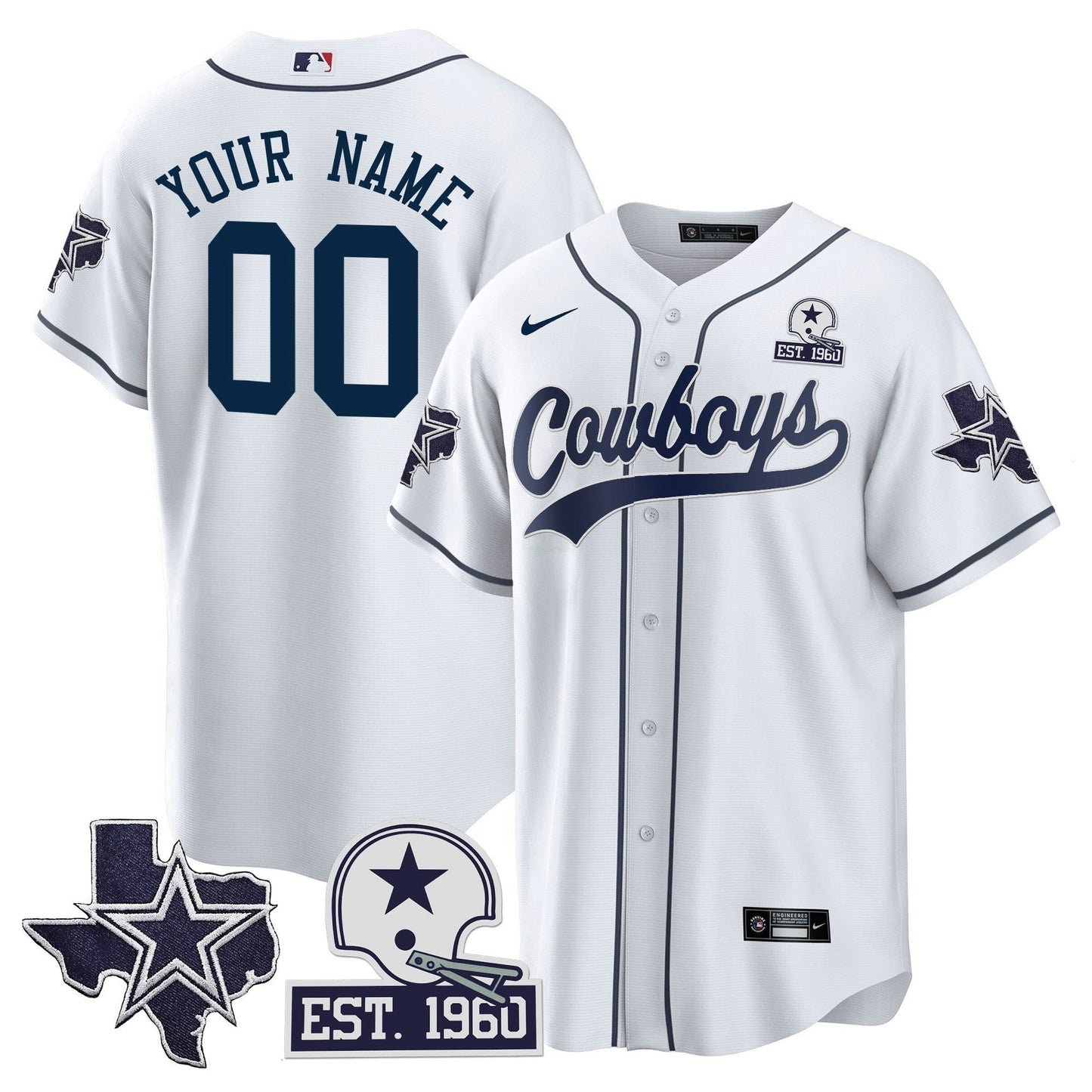 Camisa NFL Texas Patch Jersey