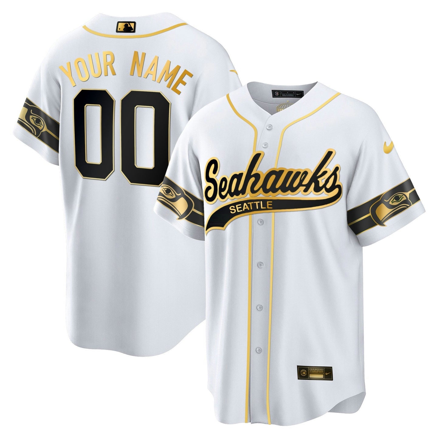 Camisa NFL Throwback & Dourada Cool Base Jersey