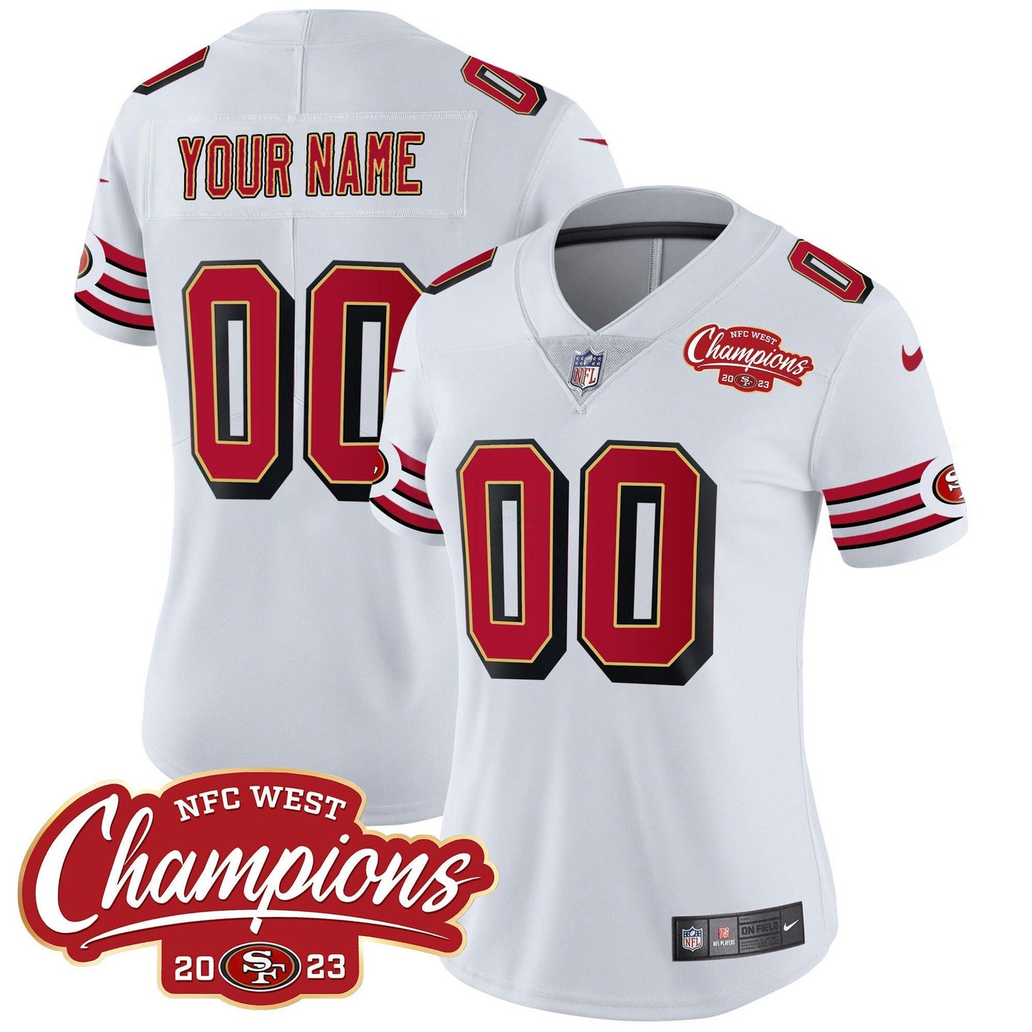 Camisa NFL Throwback NFC West Champions Patch Vapor Jersey
