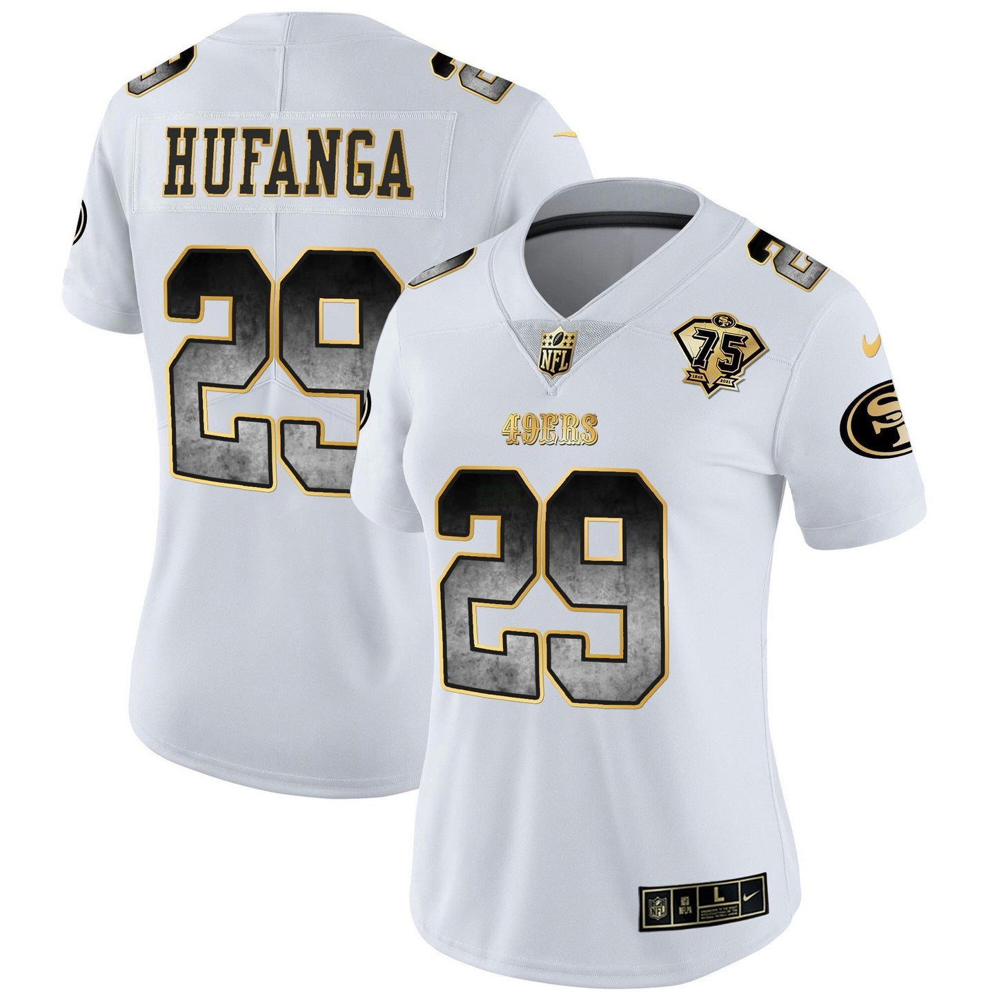 Camisa NFL San Francisco 49ers Women’s Arch Smoke Vapor Jersey