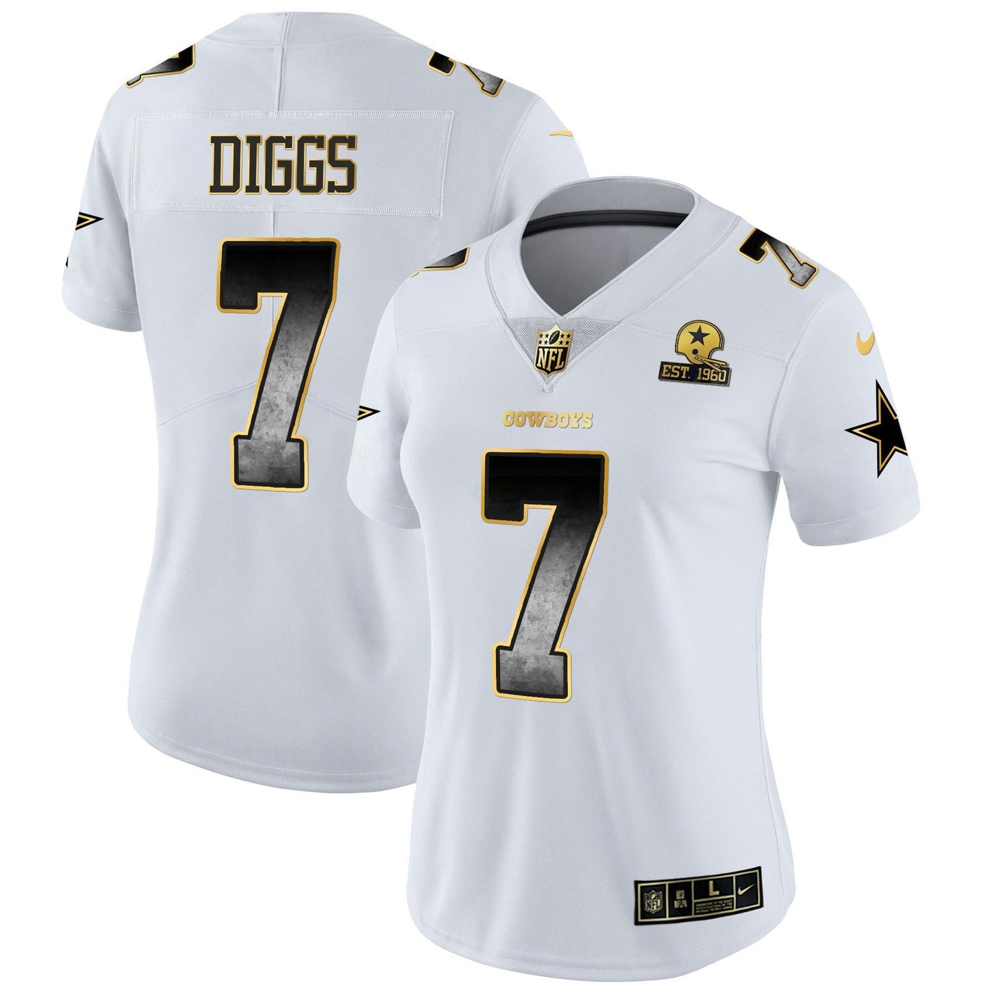 Camisa NFL Dallas Cowboys Women’s Arch Smoke Vapor Jersey