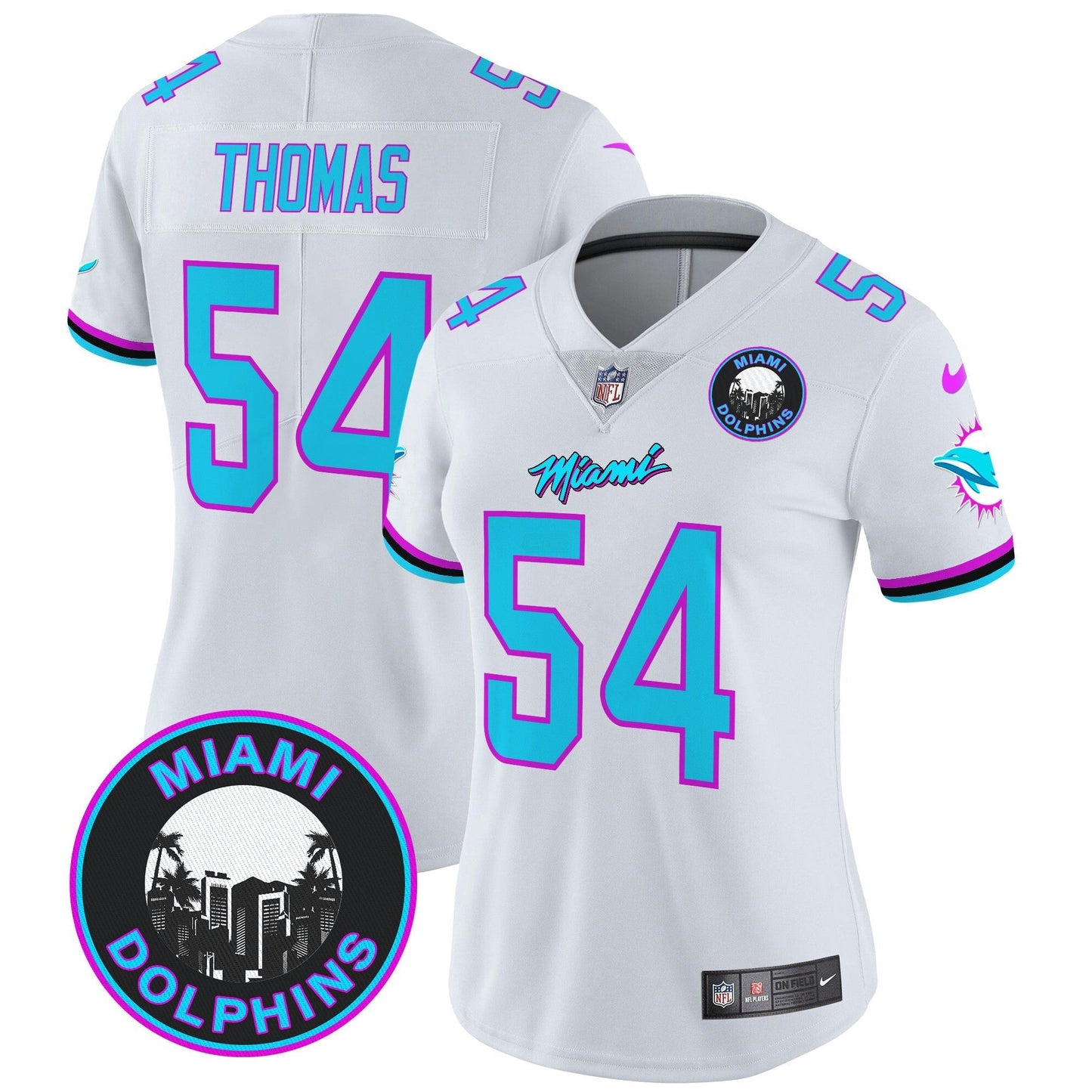 Camisa NFL Women’s “Miami Vice” Vapor Limited Jersey V3