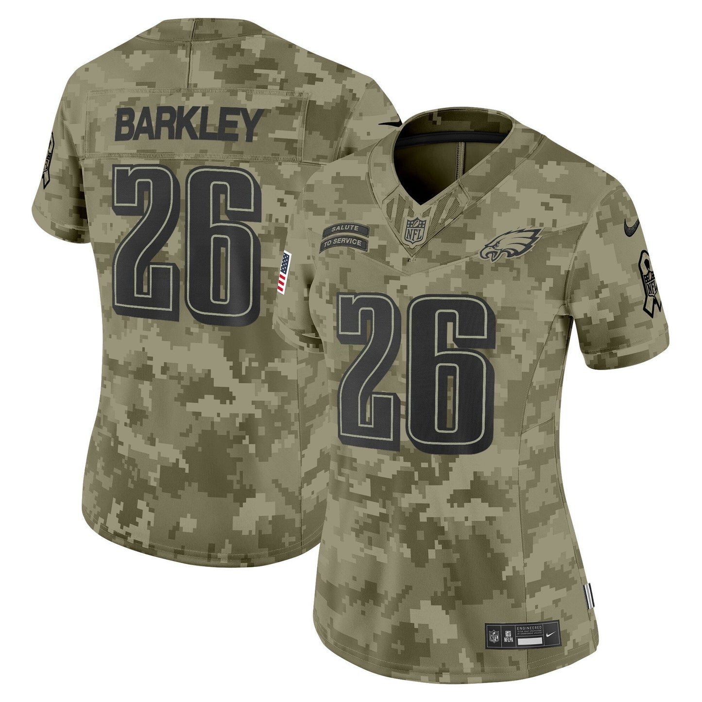 Camisa NFL Women’s Philadelphia 2024 Salute to Service Vapor Limited Jersey