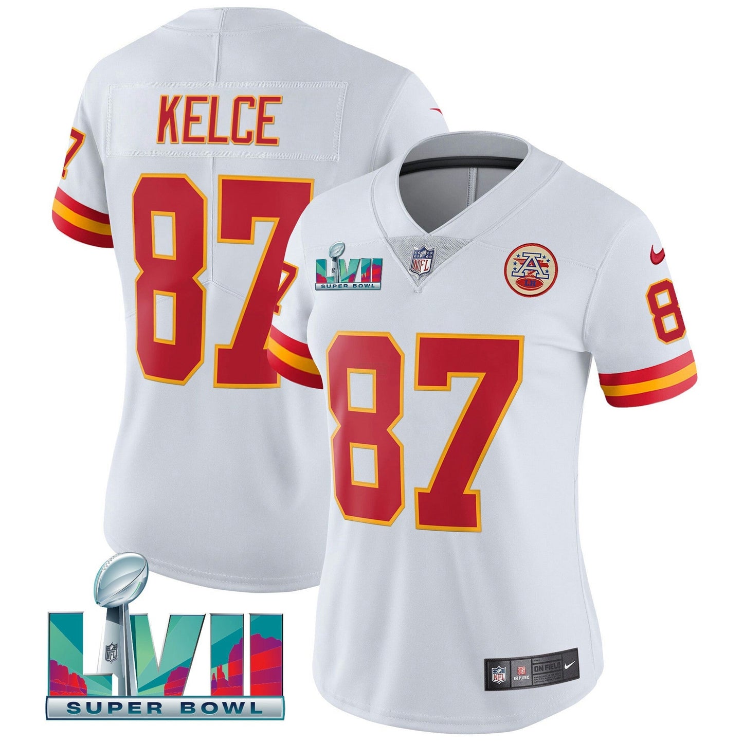 Camisa NFL Kansas City Chiefs Women’s Throwback Limited Vapor Jersey