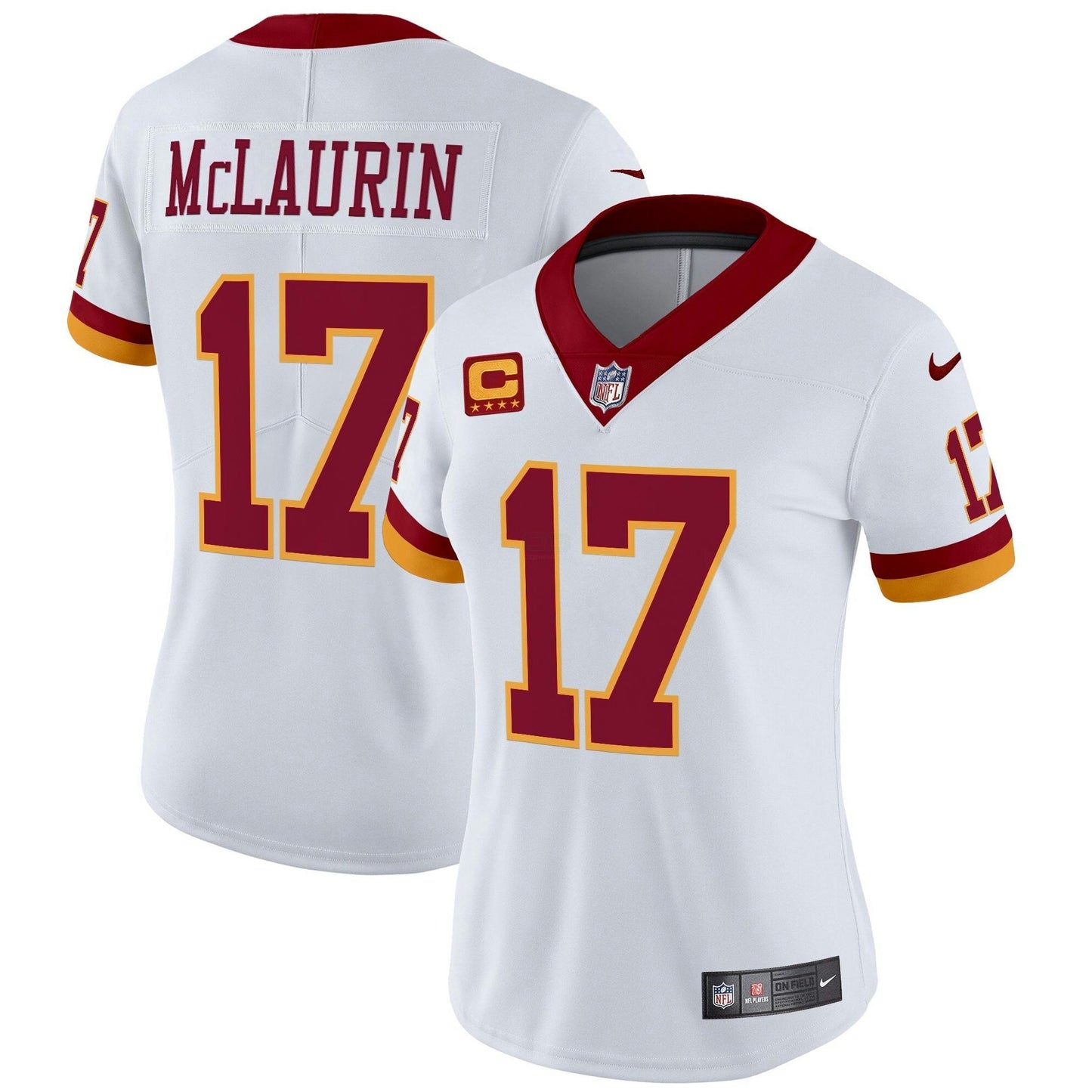 Camisa NFL Washington Commanders Women’s Washington Redskins Throwback Vapor Limited Jersey