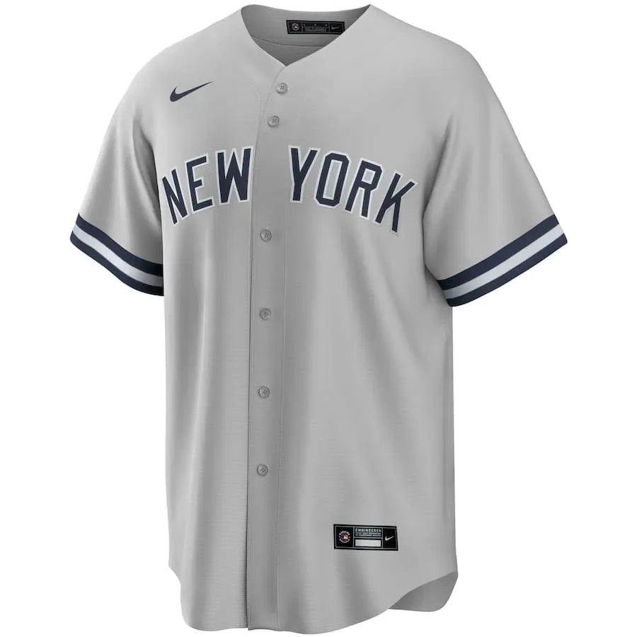 Jersey MLB New York Yankees II Torcedor Masculina Cinza