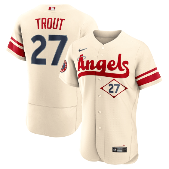 Camisa MLB Los Angeles Angels Jersey City Connect Authentic
