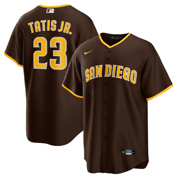 Jersey San Diego Padres Marrom Torcedor