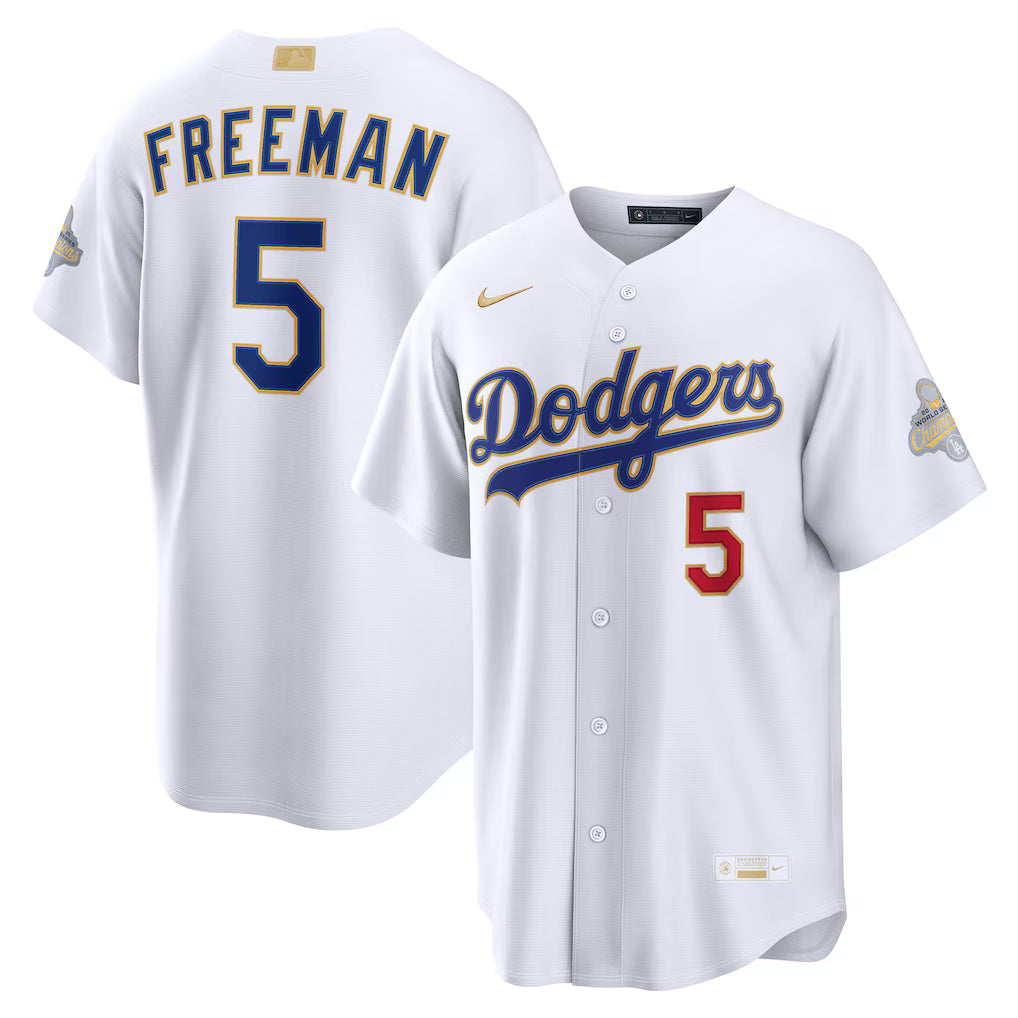 Camisa MLB Los Angeles Dodgers Jersey Gold Collection 2026