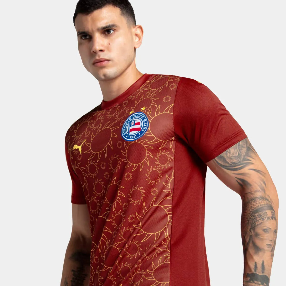 Jersey Bahia III 25/26 s/n Puma Men's - Vermelho Fan version