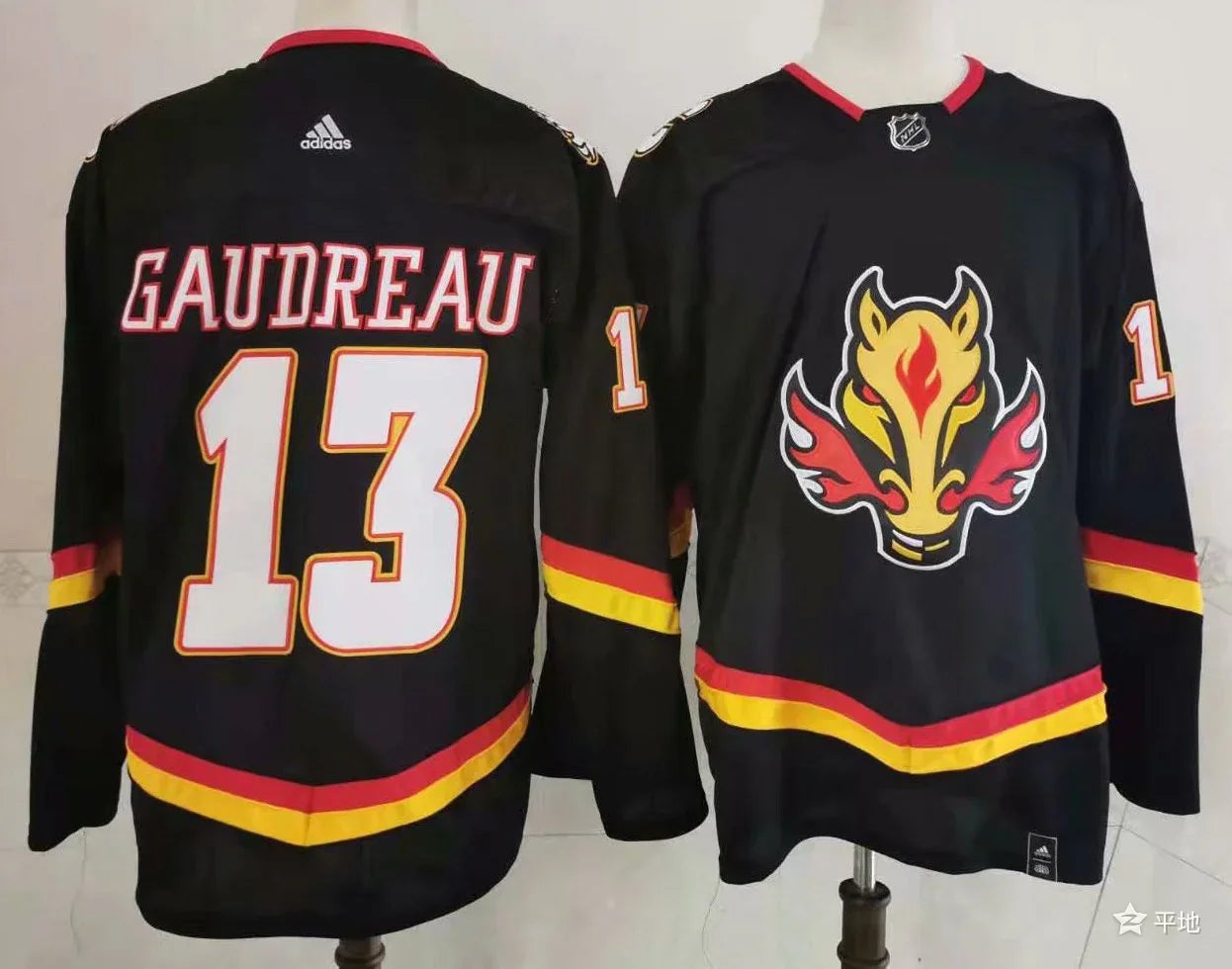 Jersey Calgary Flames Preta