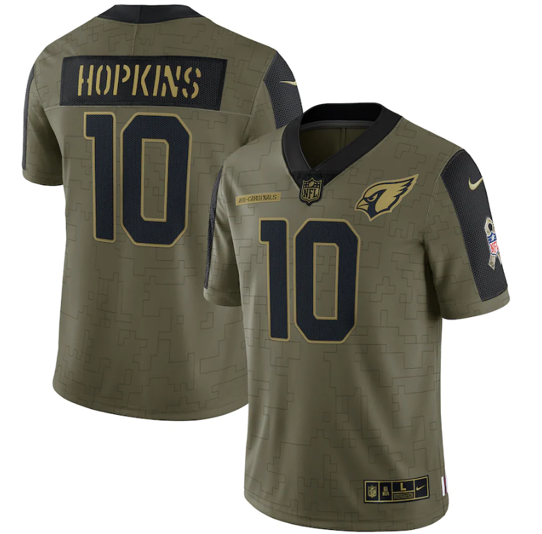 Camisa NFL Arizona Cardinals Vapor Limited Jersey Salute To Service 2021