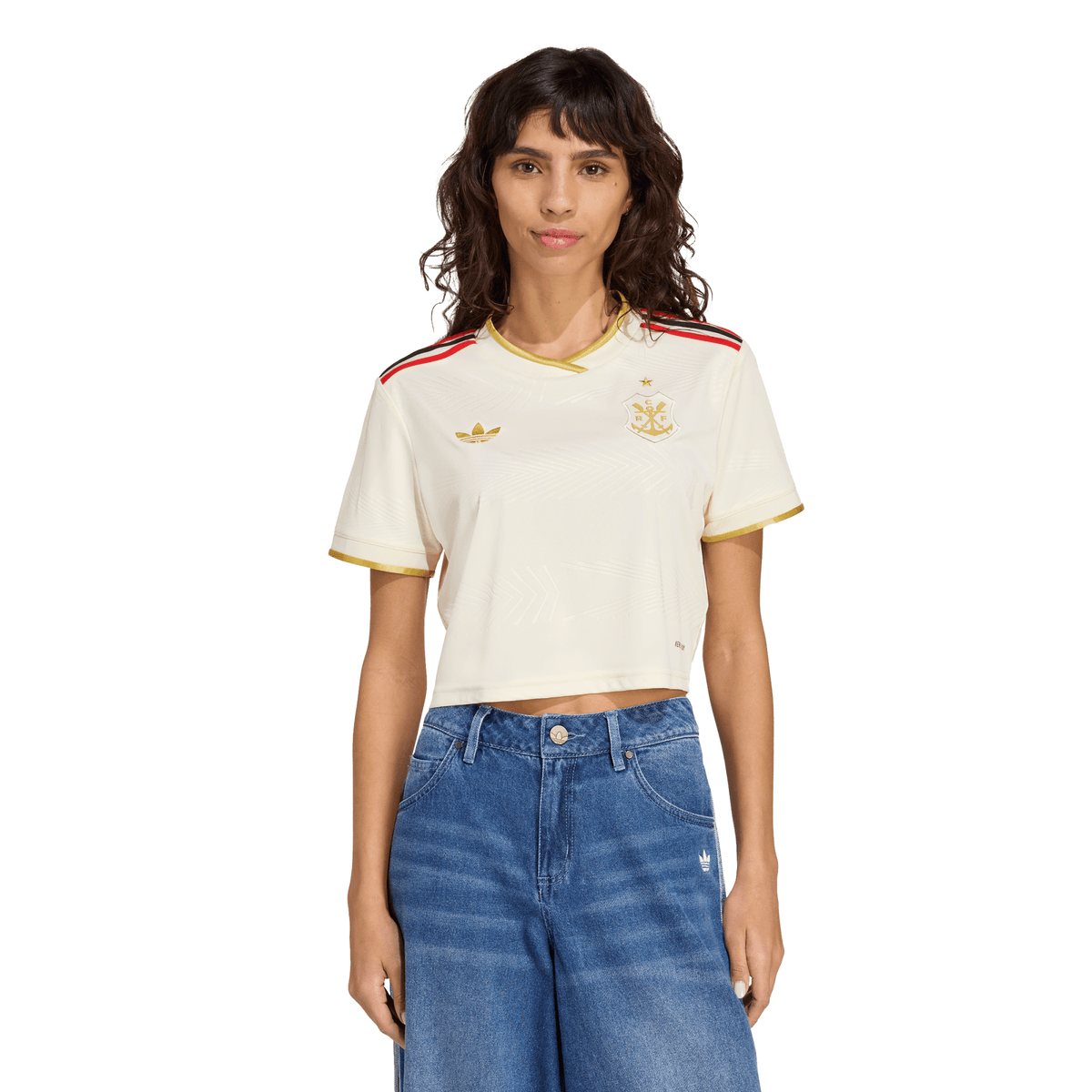 Cropped Flamengo Women's Jogo 3 Adidas 2025