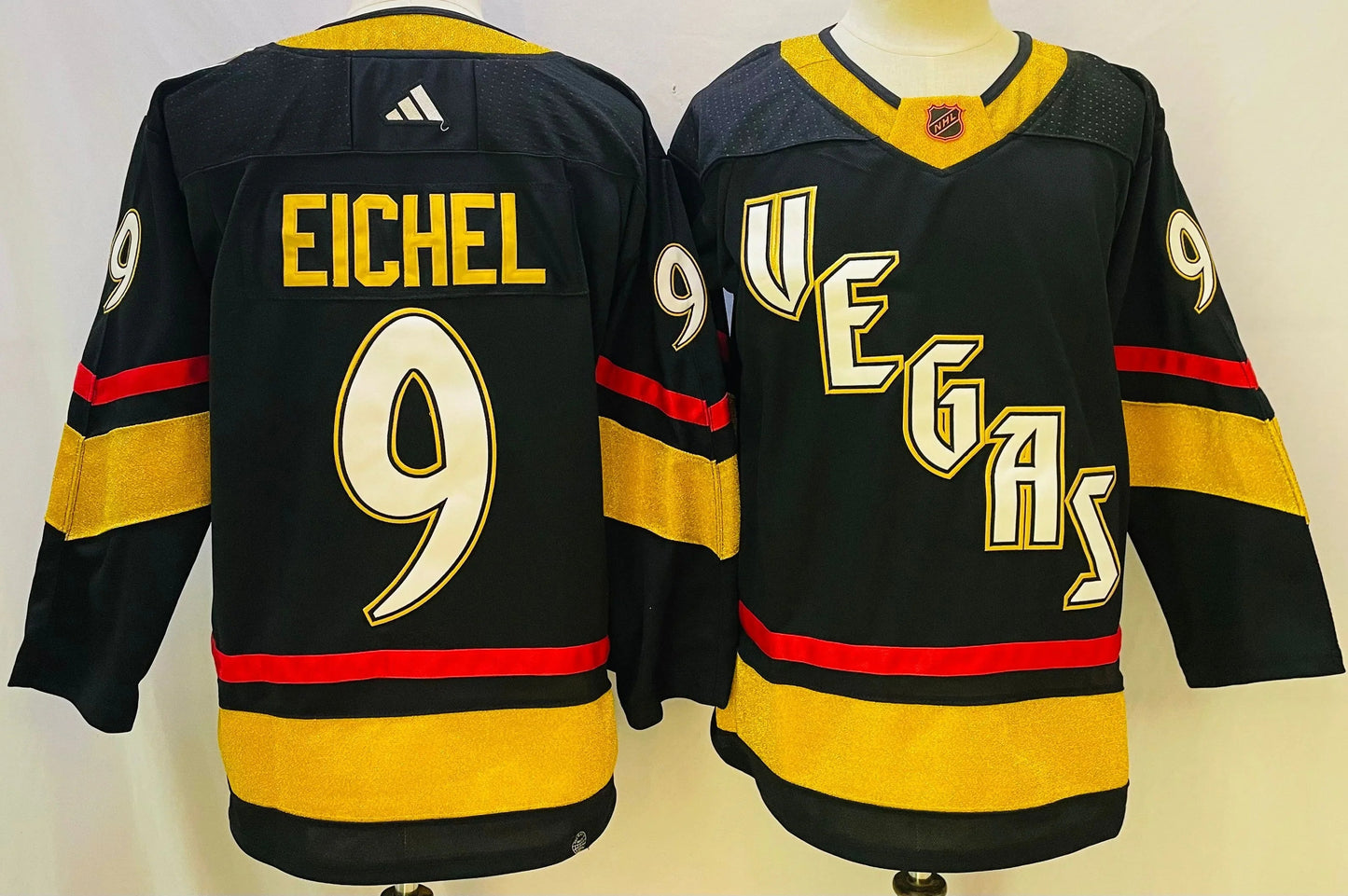Camisa NHL Vegas Golden Knights Reverse Retrô 2.0 Jersey Preta