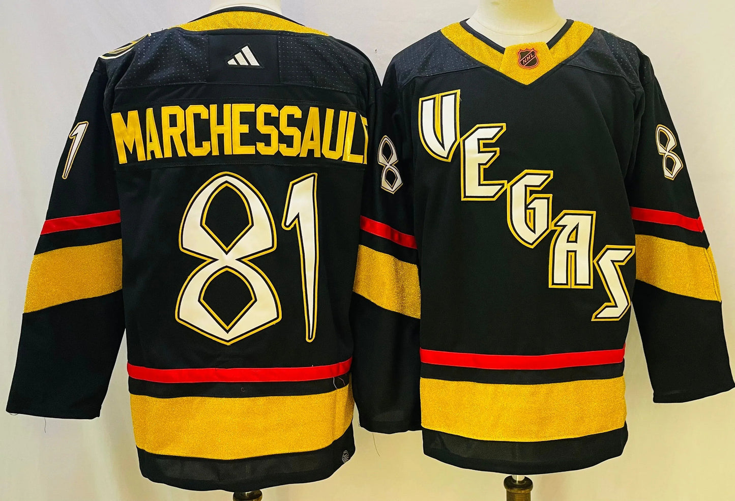 Camisa NHL Vegas Golden Knights Reverse Retrô 2.0 Jersey Preta