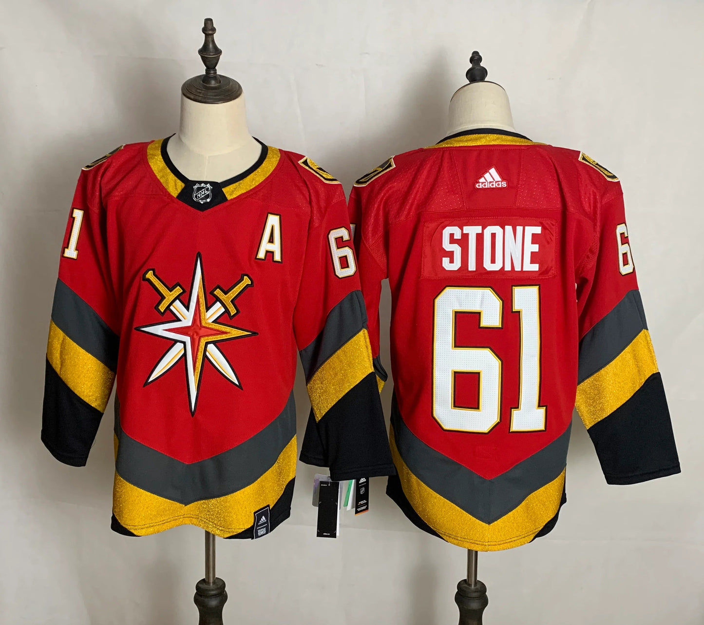 Jersey Vegas Golden Knights Reverse Retrô