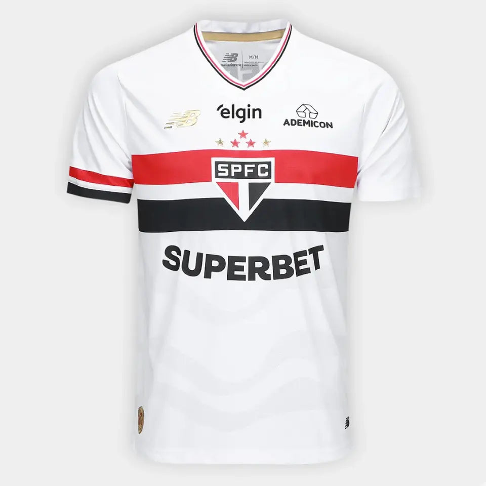 Jersey New Balance São Paulo 2025/26 I Player [Slim Fit] Authentic Player [Slim Fit] with Sponsors [Slim Fit]