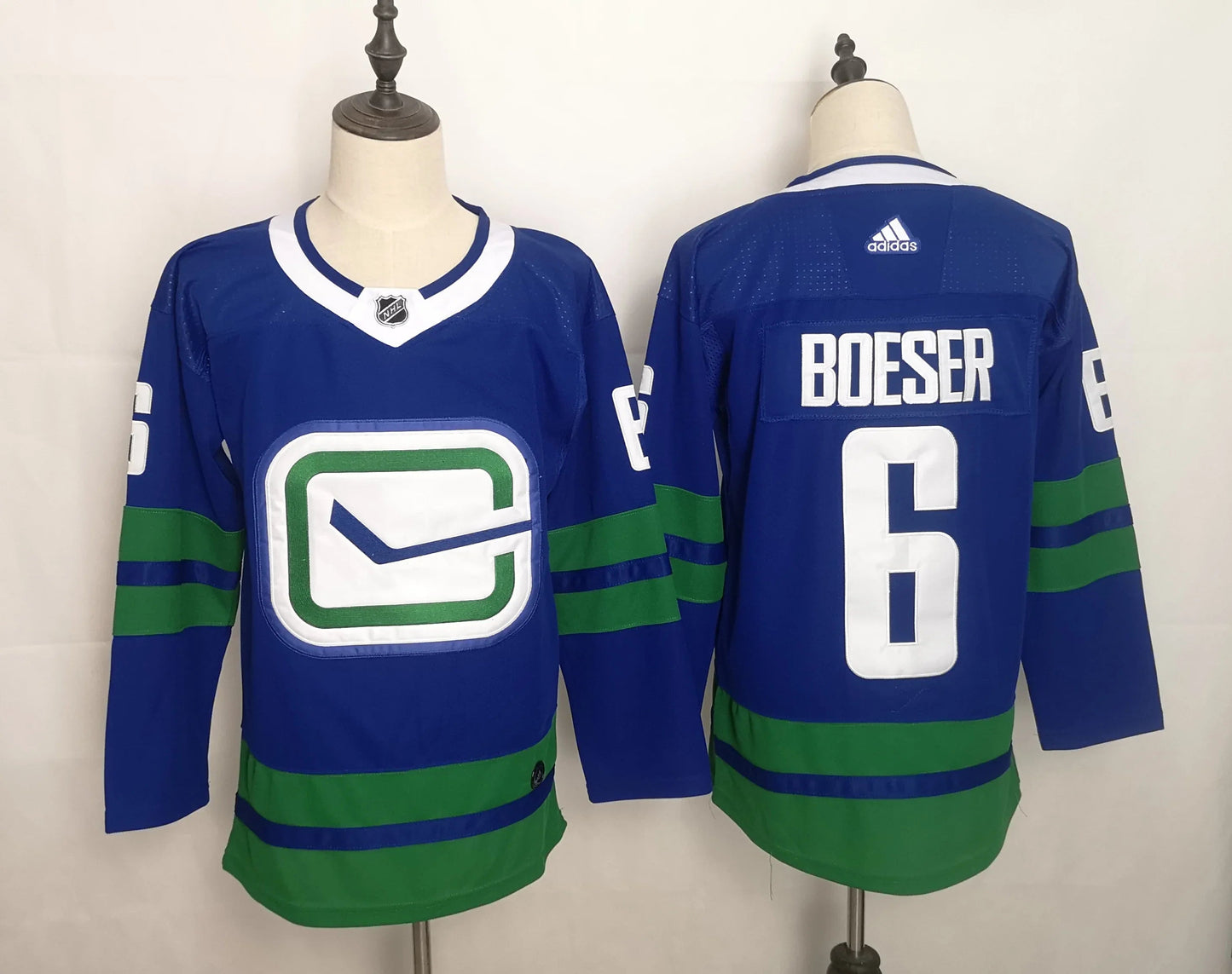 Camisa NHL Vancouver Canucks Jersey Azul/Verde