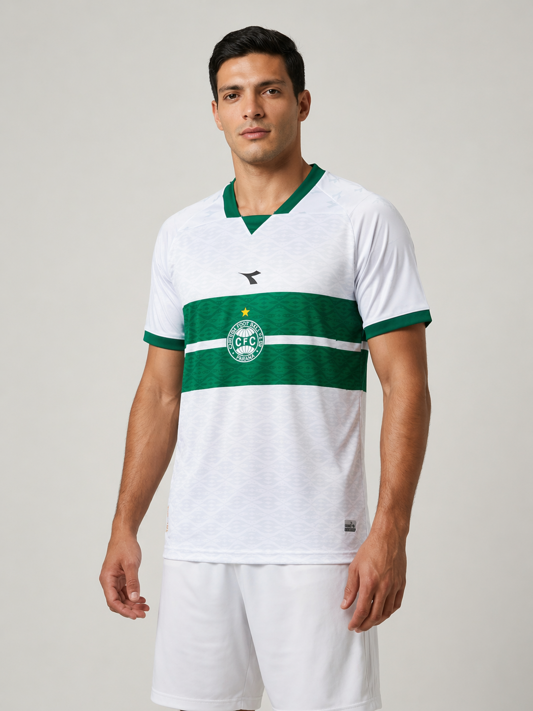 Coritiba Diadora Masculina Oficial Jogo 1 2026 Branca