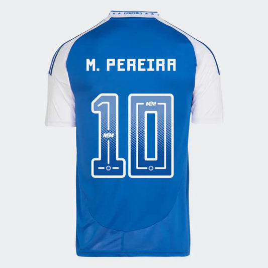 Jersey adidas Cruzeiro 2025/26 I - M. PEREIRA Nº 10