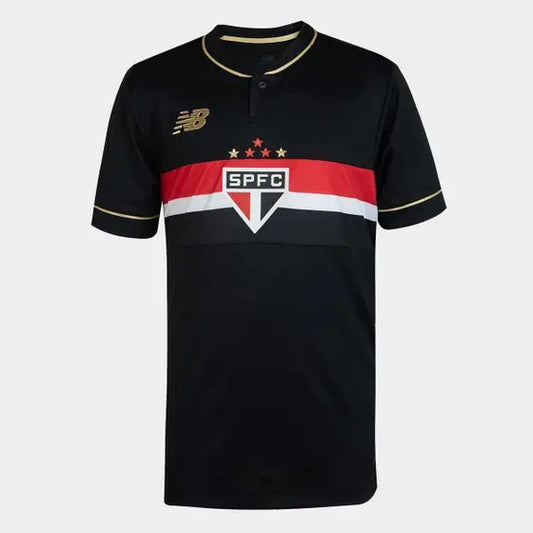 Jersey Sao Paulo Tricolor Third 25/26 - Preta - Fan version