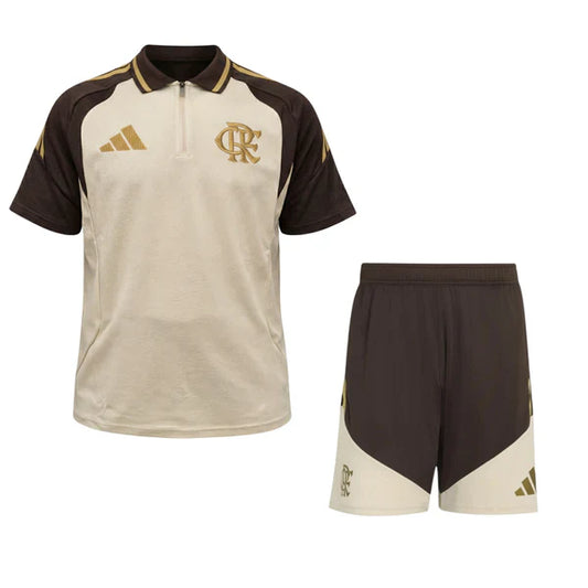 Set Flamengo Training C/Zíper 26/27 - Bege