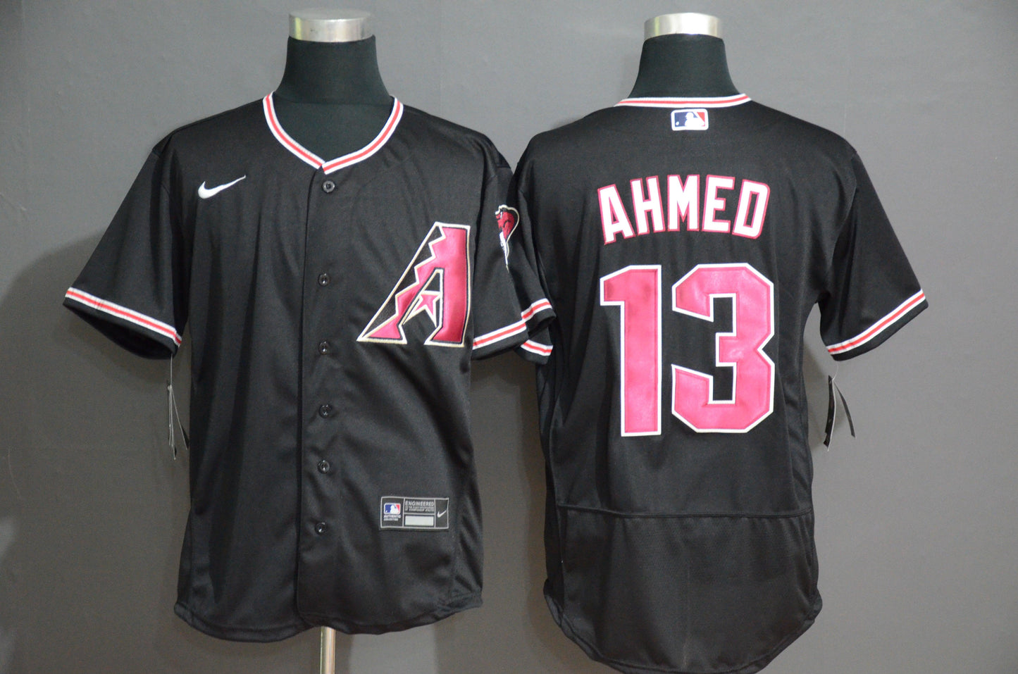 Jersey Arizona Diamondbacks Preta Authentic