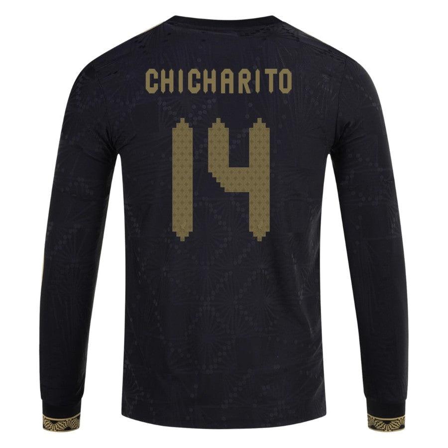 Mexico Chicharito 2025 Special Edition Long Sleeve Authentic Player [Slim Fit] Player Third Jersey by adidas