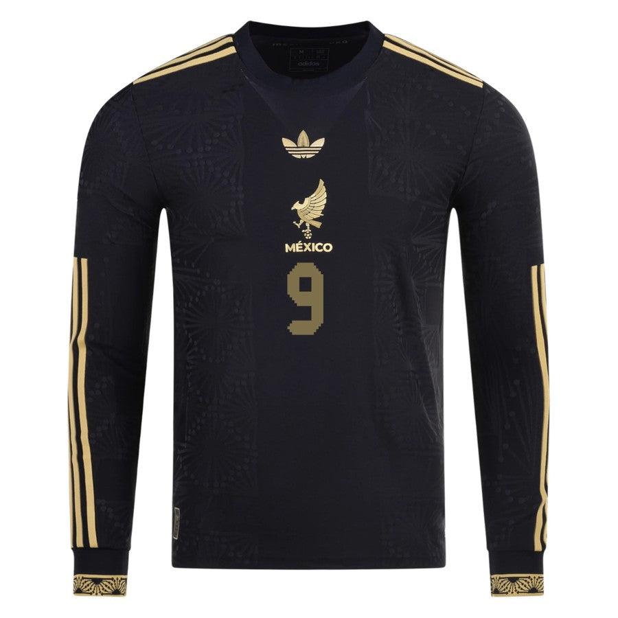 Mexico Raúl Jiménez 2025 Special Edition Long Sleeve Authentic Player [Slim Fit] Player Third Jersey by adidas
