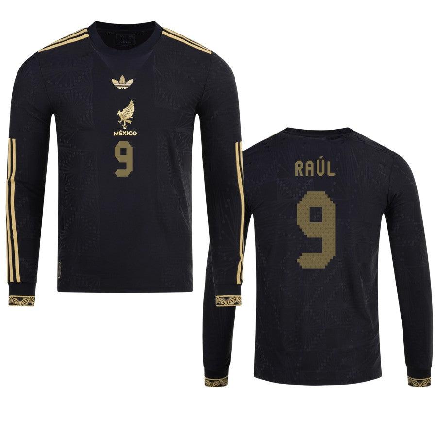 Mexico Raúl Jiménez 2025 Special Edition Long Sleeve Authentic Player [Slim Fit] Player Third Jersey by adidas